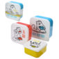 Fun Simon's Cat Design Set of 3 Plastic Lunch Boxes