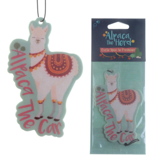 Funky Alpaca Design Spice Scented Air Freshener