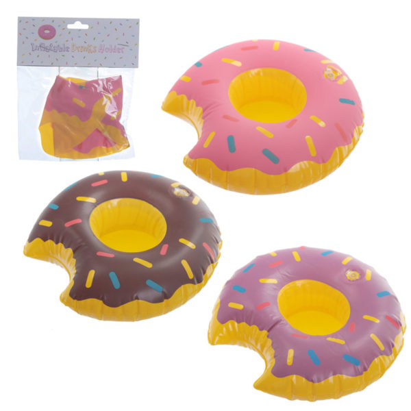 Funky Fast Food Inflatable Drinks Holder - Donut