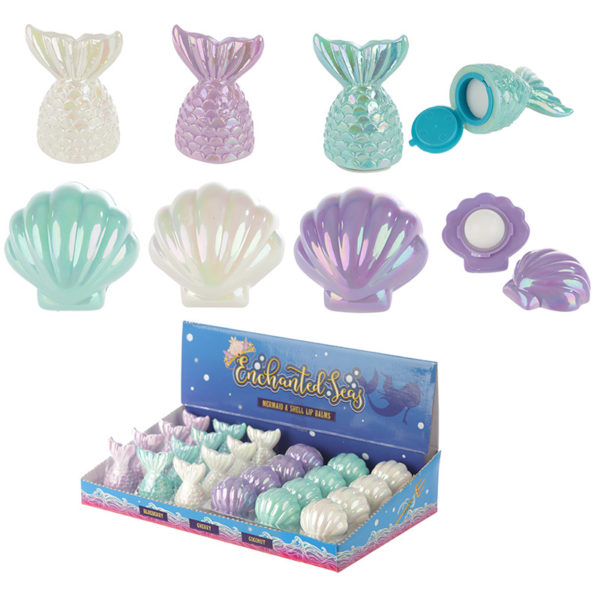 Funky Lip Balm - Fun Mermaid and Shell Design
