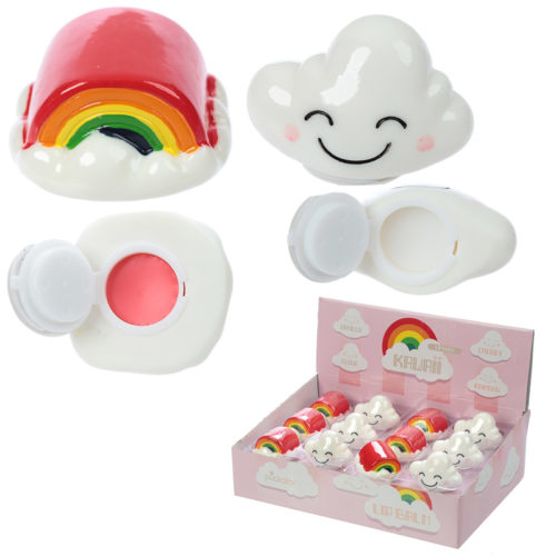 Funky Lip Balm - Novelty Cloud and Rainbow