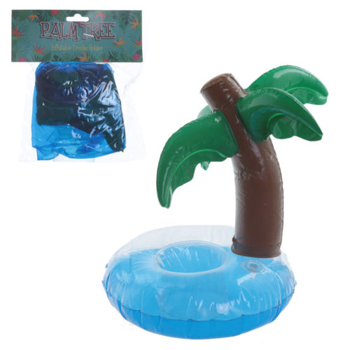 Funky Tropical Inflatable Drinks Holder - Palm Tree