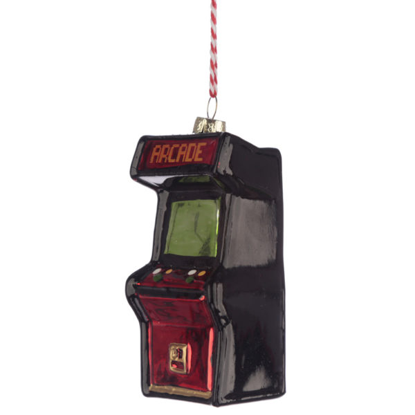 Glass Christmas Bauble - Retro Gaming Game Over Arcade Game