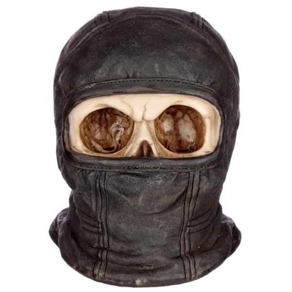 Gothic Ninja Skull Ornament