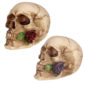 Gothic Skulls and Roses Ornament