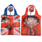 Handy Fold Up Mr Bean Shopping Bag with Holder