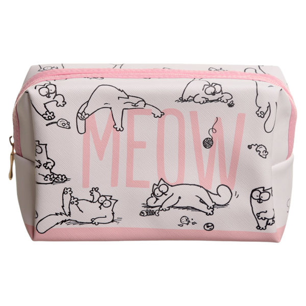 Handy PVC Make Up Toilet Wash Bag - Simon's Cat