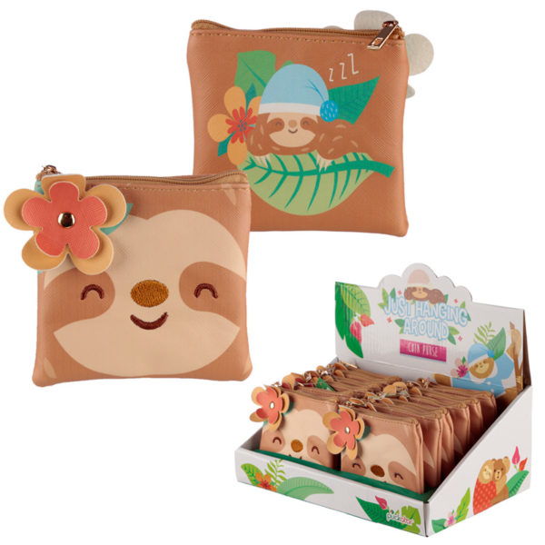 Handy PVC Purse - Sloth Design