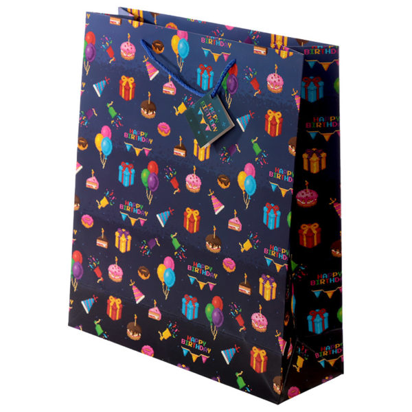 Happy Birthday Game Over Gamer Design Extra Large Gift Bag