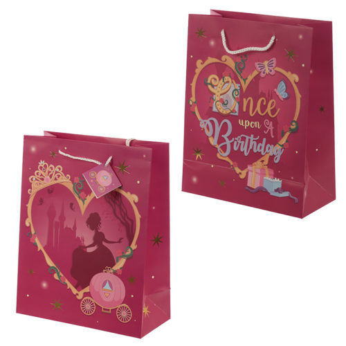 Happy Birthday Princess Design Large Gift Bag