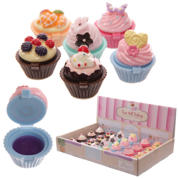Lip Gloss in Fun Fairy Cake Holder