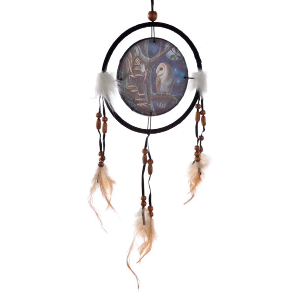 Lisa Parker Fairy Tales Owl and Fairy Dreamcatcher Small