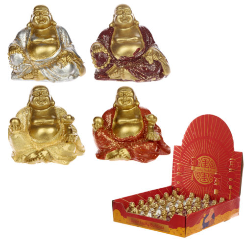 Lucky Glitter Buddha Mini Collectable Figurine
