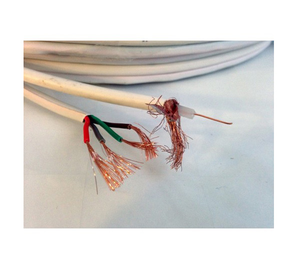 micro coaxial cable cctv detech rg59 4x0