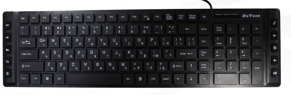 multimedia keyboard detech kb344m