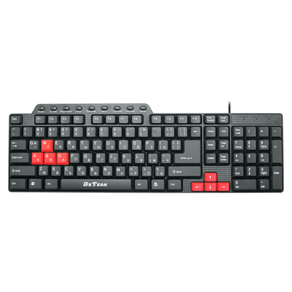multimedia keyboard detech de6087