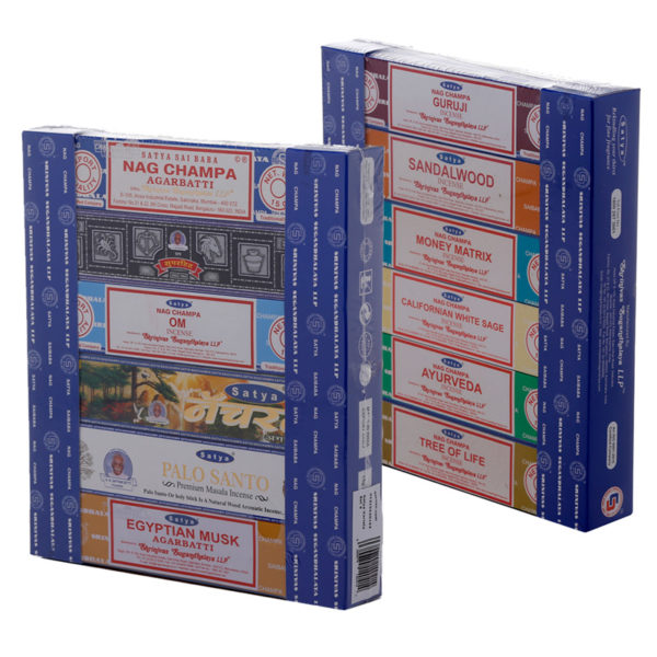 Nag Champa  and  Satya Incense Sticks Mix 2 - Set of 12 Packs