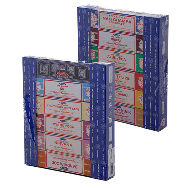 Nag Champa  and  Satya Incense Sticks Mix 3 - Set of 12 Packs