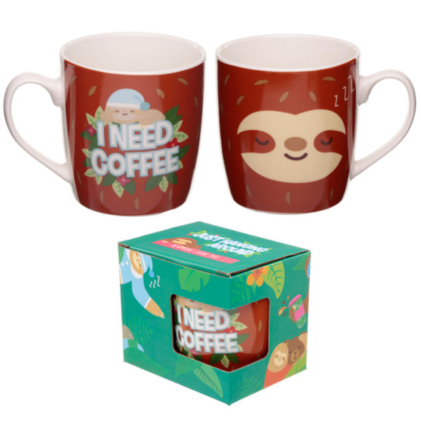 New Bone China Mug - Sloth Design