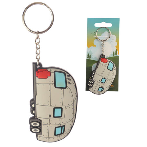 Novelty PVC Keyring - Streamline Caravan