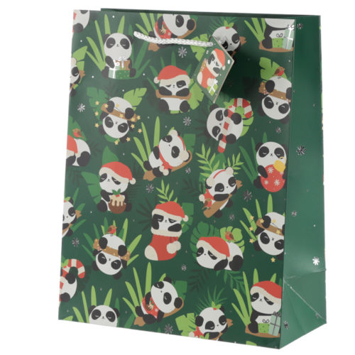 Panda Large Christmas Gift Bag