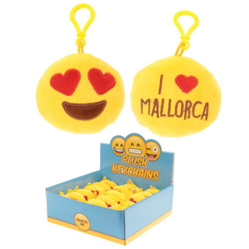Plush Emotive Mallorca Sound Keyring with Plastic Loop