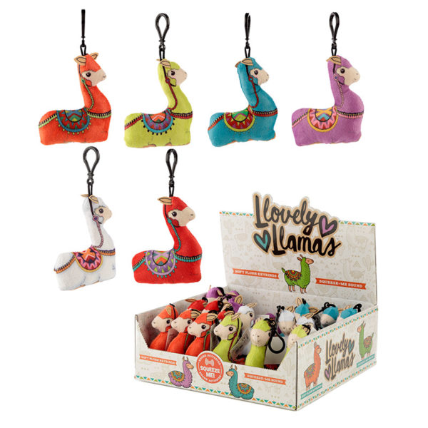 Plush Llama Sound Keyring