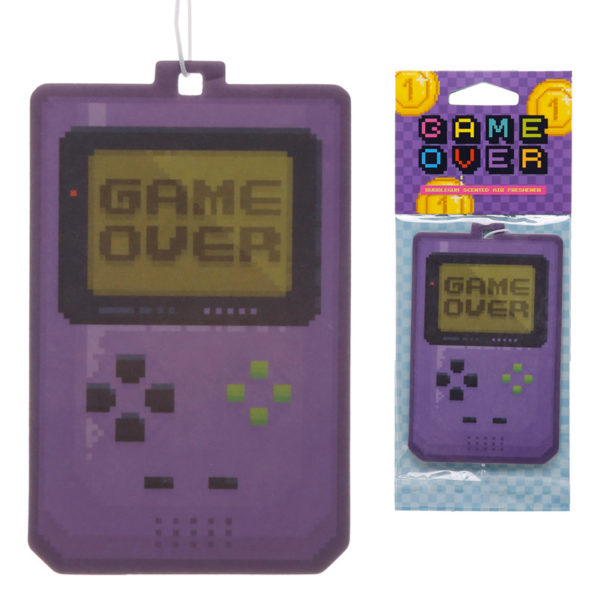 Retro Gaming Bubblegum Scented Game Over Air Freshener