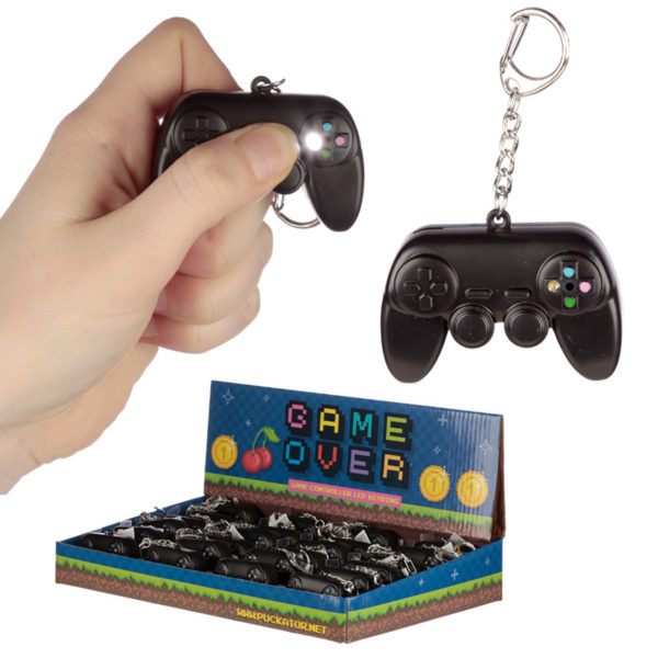 Retro Gaming Light and Sound Keyring