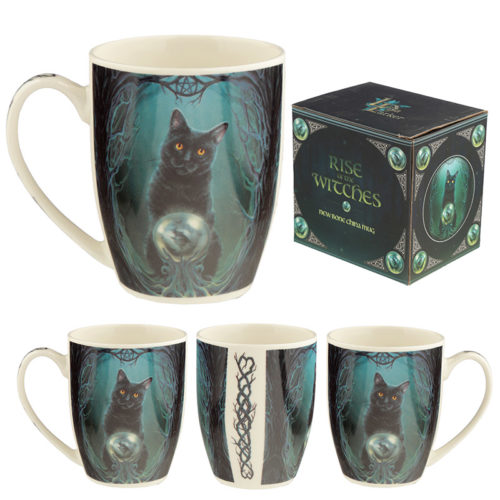 Rise of the Witches Cat Lisa Parker New Bone China Mug