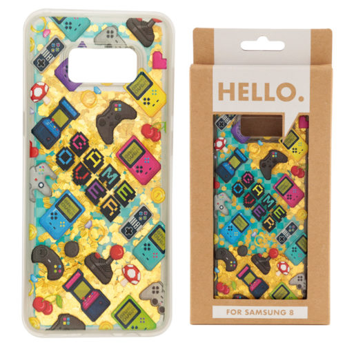 Samsung 8 Phone Case - Gaming Icons Design