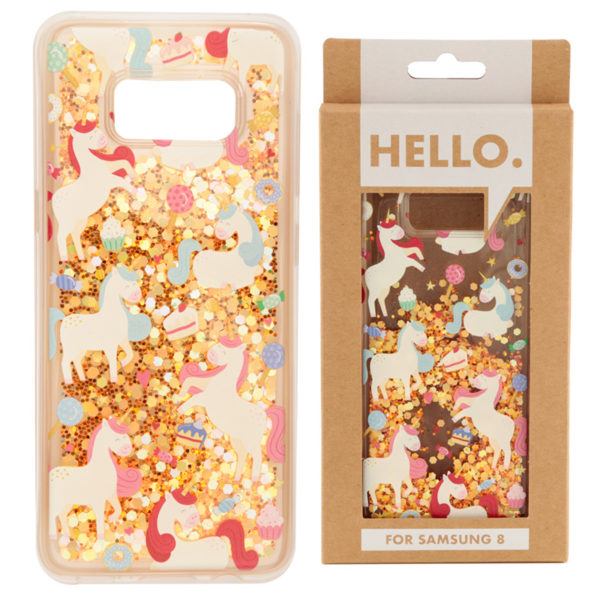 Samsung 8 Phone Case - Unicorn Sweet Dreams Design