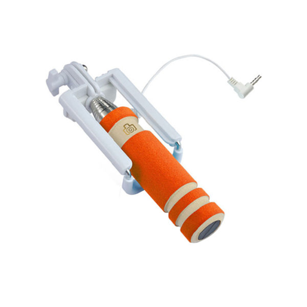 selfie stick with cable