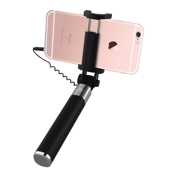 selfie stick with cable
