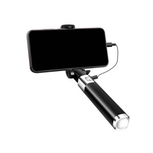 selfie stick with cable