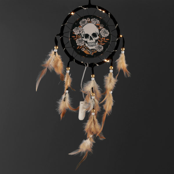 Skulls  and  Roses Design Dreamcatcher