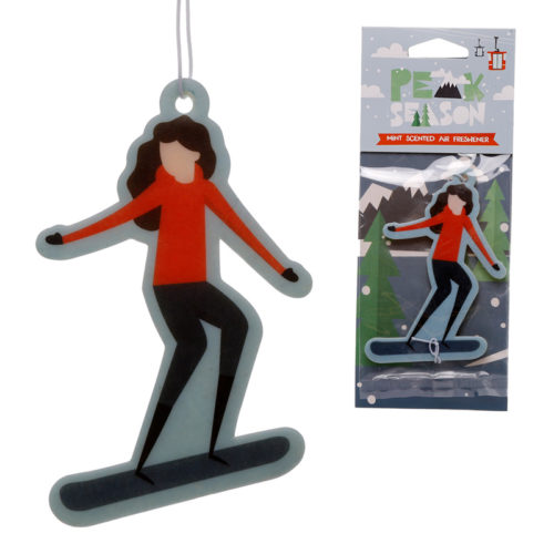 Snowboarding Mint Scented Air Freshener