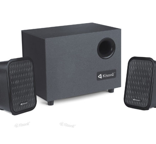 Speakers Kisonli TM-3000, 5W+3W*2, USB, Black - 22054
