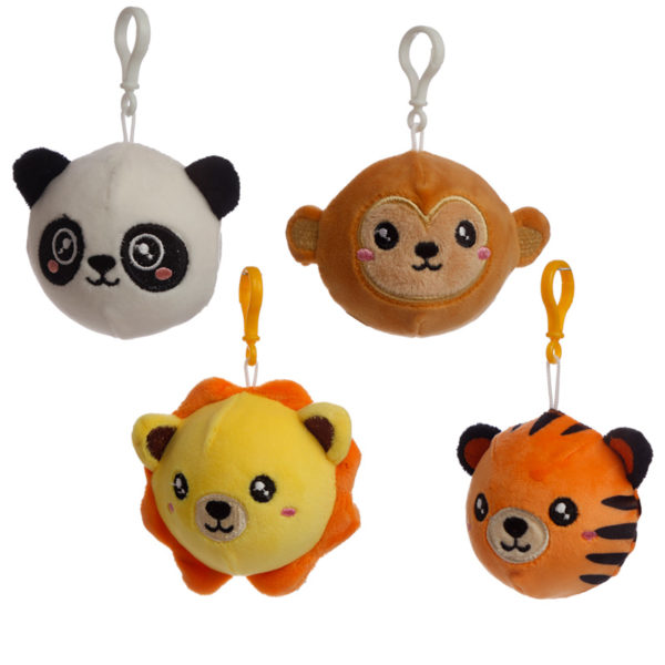 Squishy Cuddlies Cute Keyring - Zoo