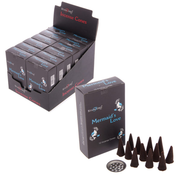 Stamford Black Incense Cones - Mermaids Love