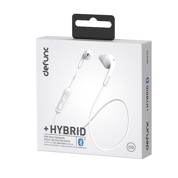 Bluetooth Handsfree Defunc Plus Hybrid Άσπρo