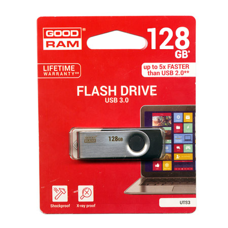 Flash Pen USB 3.0 128GB GoodRam Μαυρο