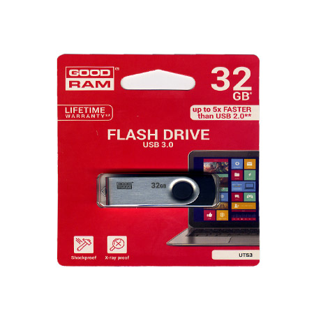 Flash Pen USB 3.0 32GB GoodRam Μαυρο