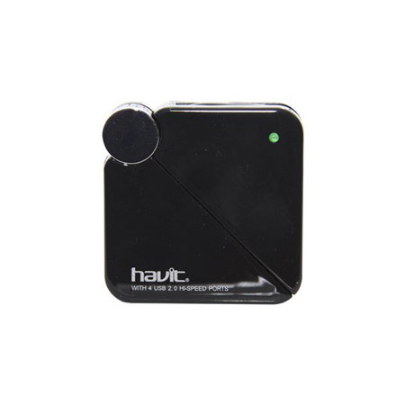HUB H80 USB Port Extender 4 Θυρες Ταχυτητα 2.0 Μαυρο