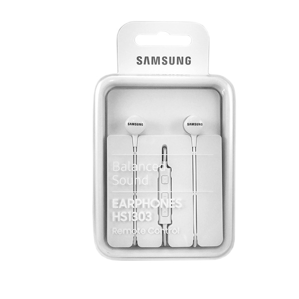 Hands Free Samsung HS130 Stereo 3.5mm Άσπρο