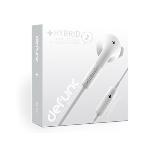 Hands free Defunc Plus + Hybrid 3.5mm Άσπρo