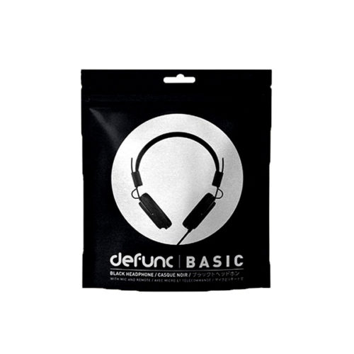 Headphone Defunc Basic 3.5mm Μαυρο