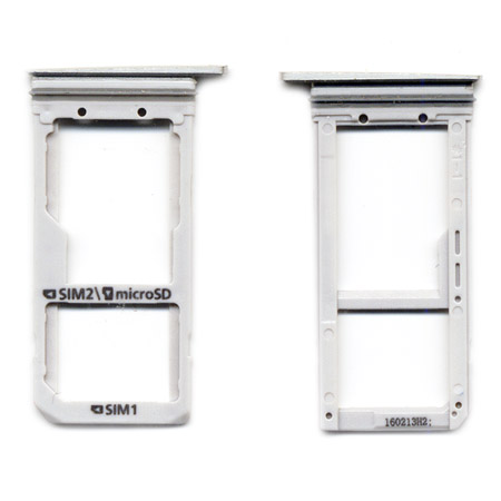 Sim Card Holder Για Samsung G930 Galaxy S7 Ασπρο OR