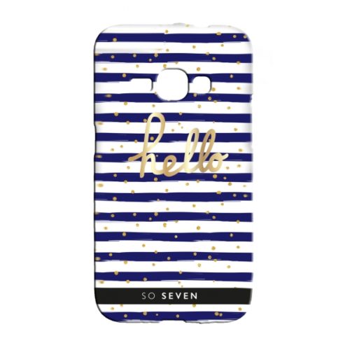 SO SEVEN CRUISE blue stripes SAMSUNG A5 2016 backcover