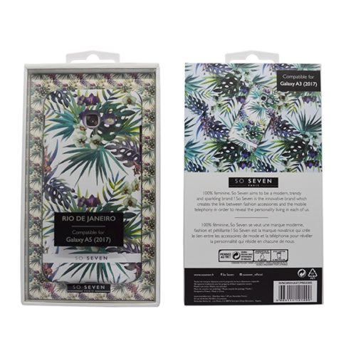SO SEVEN RIO ORCHID SAMSUNG A3 2017 backcover
